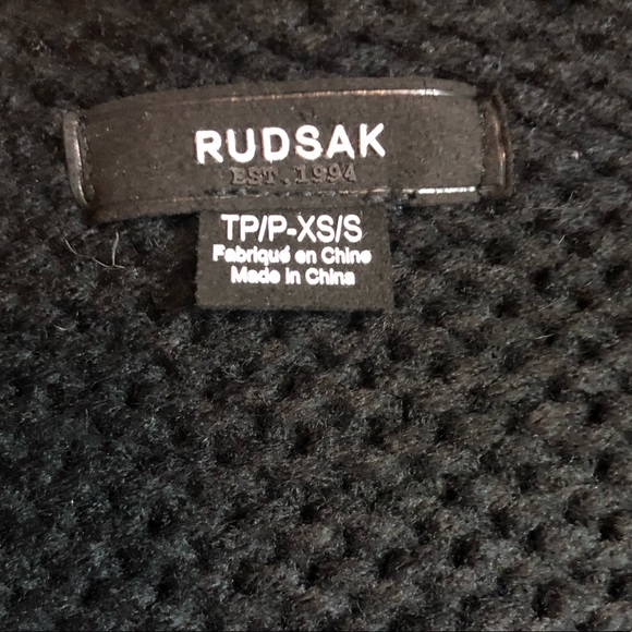 Rudsak Black Cardigan - Picture 3 of 7